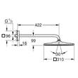 Верхній душ Grohe Rainshower 310 Mono Cube 26564000 хром, фото 5