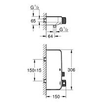 Смеситель для душа Grohe Grohtherm SmartControl 34719000 с термостатом, хром, фото №2