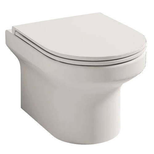 Унітаз підвісний Primera RING 8320026 безобідковий з сидінням Soft Close, quick-fix, фото 1