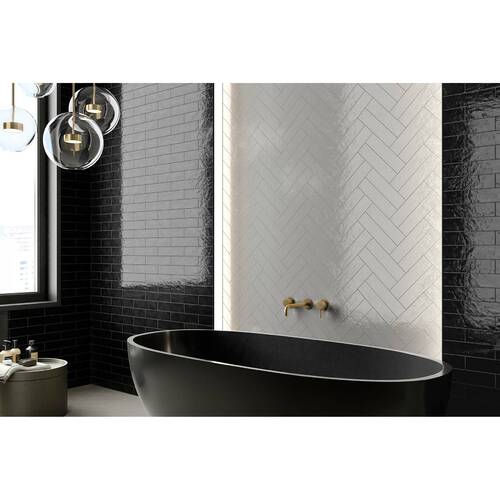 Керамограніт Rondine Skyline J88550 White Brick 6x25 см, фото 2