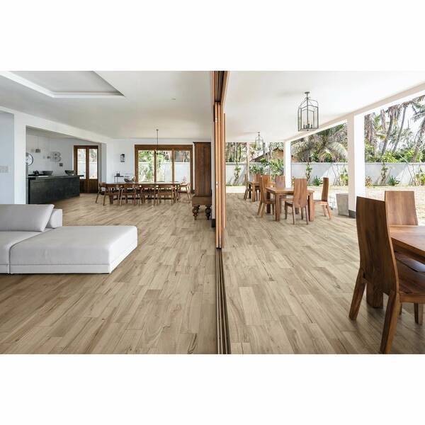 Керамограніт Rondine Daring J88440 ECRU 24x120 см, фото 2