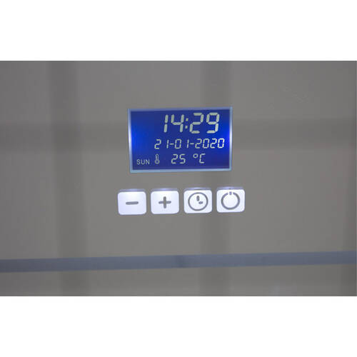 Дзеркало Аква Родос Омега Time з LED-підсвічуванням 700х800 мм, фото 2