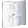 Змішувач прихованого монтажу для душу Grohe Grohtherm Cube 24153000 з термостатом, на 1 вихід, хром, фото 1