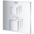 Змішувач прихованого монтажу для душу Grohe Grohtherm Cube 24153000 з термостатом, на 1 вихід, хром, фото 4