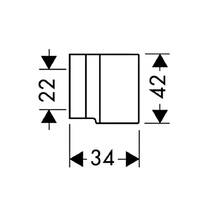 Держатель ручного душа Axor Starck 27515140 настенный, бронза матовый, фото №2