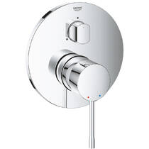 Смеситель скрытого монтажа для ванны/душа Grohe Essence 24092001 на 3 выхода, хром, фото №1