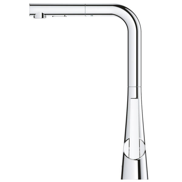 Смеситель для кухни Grohe Zedra 32553002 с выдвижной воронкой Dua, хром, фото 4