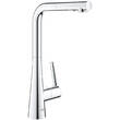 Смеситель для кухни Grohe Zedra 32553002 с выдвижной воронкой Dua, хром, фото 1