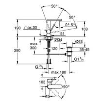 Смеситель для раковины Grohe Plus 23871003 хром, фото №2