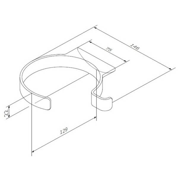 Держатель для фена Am.Pm Inspire 2.0 A50A32300 хром, фото 5