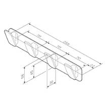 Планка з гачками Am.Pm Inspire 2.0 A50A35900 4 гачки хром, фото №6