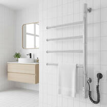 Рушникосушарка електрична Mario Веєр-I TR 600х445/55 TR 625х445 мм полірована нержавіюча сталь 50 Вт, фото №1