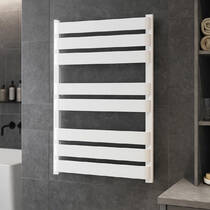 Рушникосушарка електрична Terma Warp T 655х500 мм колір Soft 9016 (білий, ефект SoftTouch) 300 Вт, фото №1