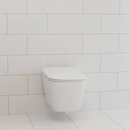 Унітаз підвісний Kerasan Tribeca 5114 30 безобідковий із шумоізоляцією та кріпленням WB9N, фото 1