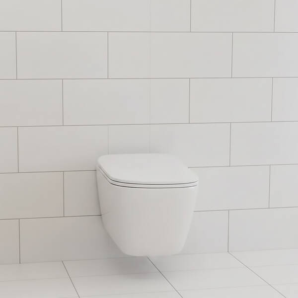 Унітаз підвісний Kerasan Tribeca 5114 30 безобідковий із шумоізоляцією та кріпленням WB9N, фото 1