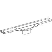 Решітка для душового каналу Geberit CleanLine20 54.453.KS.1 L=30-160см, полірована/матова нержавіюча сталь, фото №2