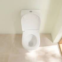 Унітаз-компакт Villeroy&Boch O.Novo 5661T301 з кришкою Soft Close, QuickRelease і кріпленнями, фото №4