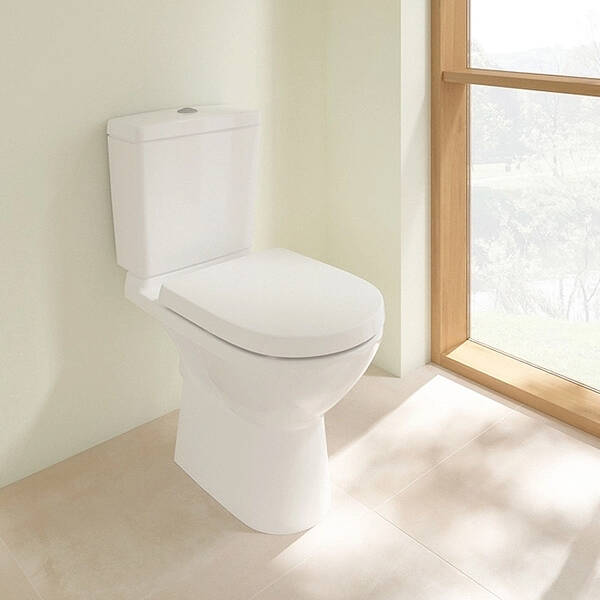 Унітаз-компакт Villeroy&Boch O.Novo 5661T301 з кришкою Soft Close, QuickRelease і кріпленнями, фото 1