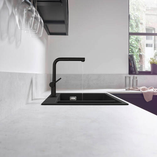 Смеситель для кухни Hansgrohe Talis M54 72808670 черный матовый, фото 3
