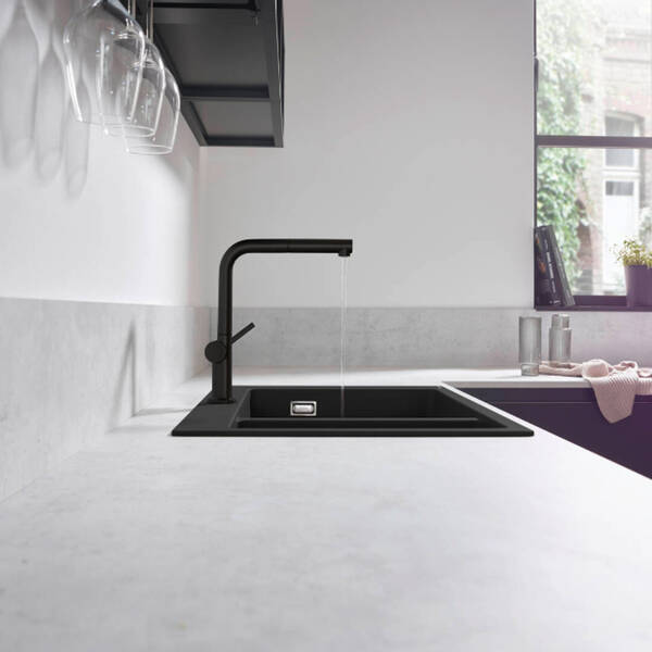 Смеситель для кухни Hansgrohe Talis M54 72808670 черный матовый, фото 3