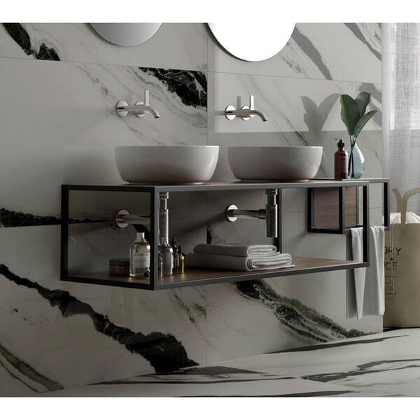 Керамограніт Imola Pan Wh6 12 Rm 60x120 см, фото 4