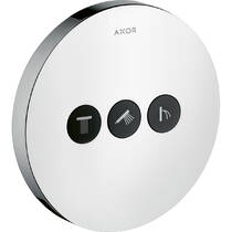 Переключатель потоков скрытого монтажа для душа Axor ShowerSelect Round 36727000 хром, фото №1