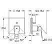 Змішувач прихованого монтажу для ванни/душу Grohe Eurocube 24062000 хром, фото 4