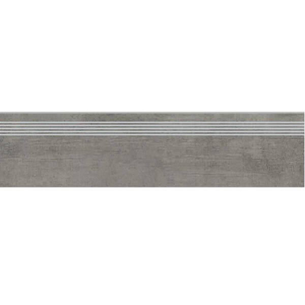 Сходинка Opoczno Pl Grava Grey Steptread 29,8х119,8 см, фото 1