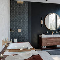 Смеситель скрытого монтажа Hansgrohe Metropol 32565140 бронза, фото №3
