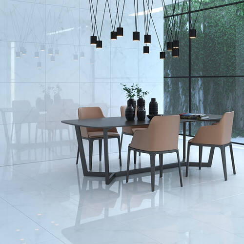 Керамограніт Megagres Carrara Glorious White 60x60 см, фото 1