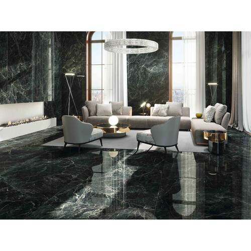 Керамограніт Ape Ceramica Alpi Green Pol Rect 119x119 см, фото 3