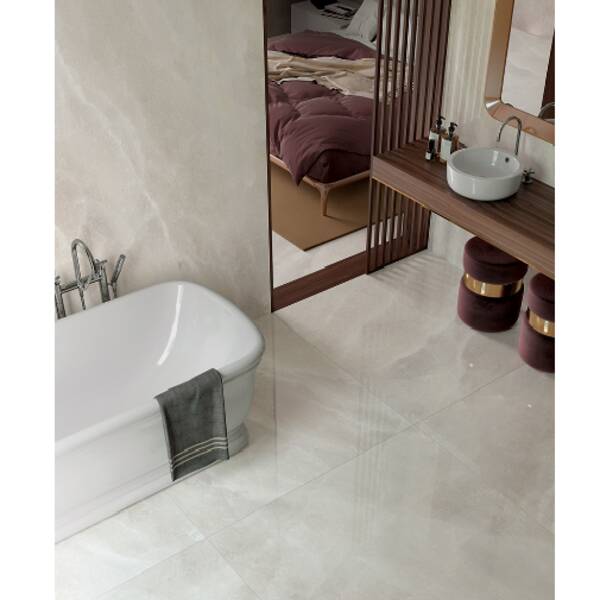 Керамограніт Mirage Cosmopolitan White Crystal CP 05 LUC SQ 80x80 см, фото 2