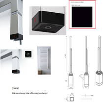 ТЭН электрический Terma One K30x30 400 Вт черный матовый, фото №3