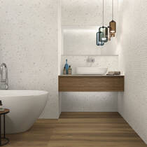 Плитка Ape Ceramica Re-Use White Rect 40x120 см, фото №4