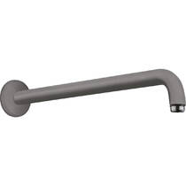 Тримач верхнього душу Hansgrohe 27413340 389 мм настінний, чорний матовий хром, фото №1