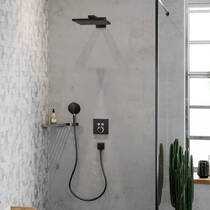Ручний душ Hansgrohe Raindance Select S 26530340 хром чорний матовий, фото №4