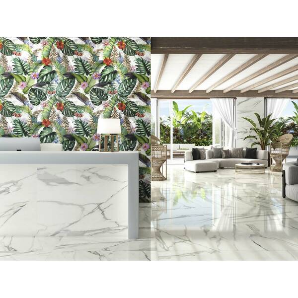 Декор-панно Ape Ceramica Calacatta Borghini Decor Set(2) Sauvage Pol. Rect 60x120 см, фото 2