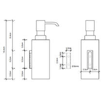 Дозатор для рідкого мила Decor Walther DW 375 N 0847500 хром, фото №2