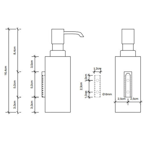 Дозатор для жидкого мыла Decor Walther DW 375 N 0847500 хром, фото 2