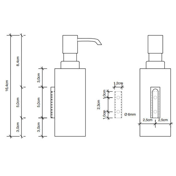 Дозатор для жидкого мыла Decor Walther DW 375 N 0847500 хром, фото 2