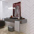 Плитка Golden Tile The Wall Білий Сатин 6L0161 10x30 см, фото 2