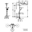 Душова система Hansgrohe Raindance Select S 27633140 з термостатом, бронза матовий, фото 2