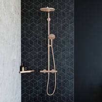 Душова система Hansgrohe Raindance Select S 27633140 з термостатом, бронза матовий, фото №3