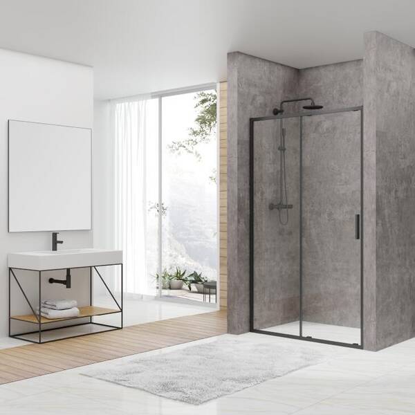 Душові двері Devit Art FEN3640B 140х190 см розсувні, фото 1