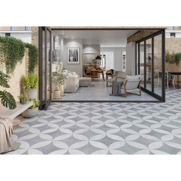 Керамограніт Rocersa Hardblue Dec 2 59x59 см, фото 2