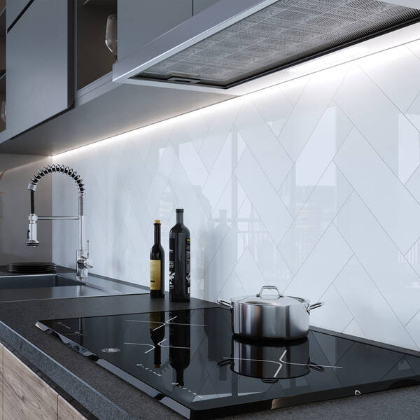 Плитка Golden Tile The Wall Plane Білий 6L0011 10x30 см, фото 2