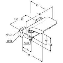 Смеситель для душа Kludi Balance 527108775 черный матовый, фото №2