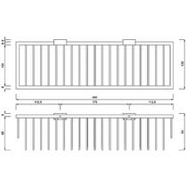 Полиця металева Decor Walther Corner WA WND2 0703600 40 см хром, фото №2