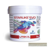 Клей-заполнитель для швов Litokol Starlike Evo 700 эпоксидный двухкомпонентный 5кг кристалл, фото №1