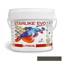 Заповнювач для швів Litokol Starlike Evo 235 епоксидний двокомпонентний 2,5кг кава, фото №1